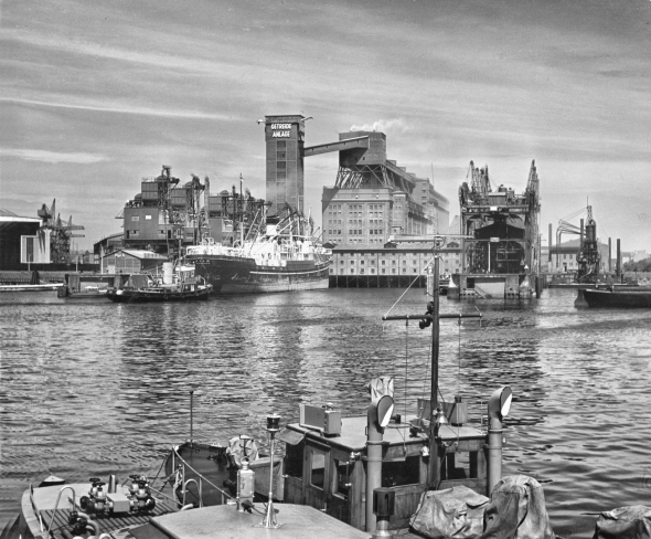 Getreideverkehrsanlage Getreideanlage 1955 Gröpelingen